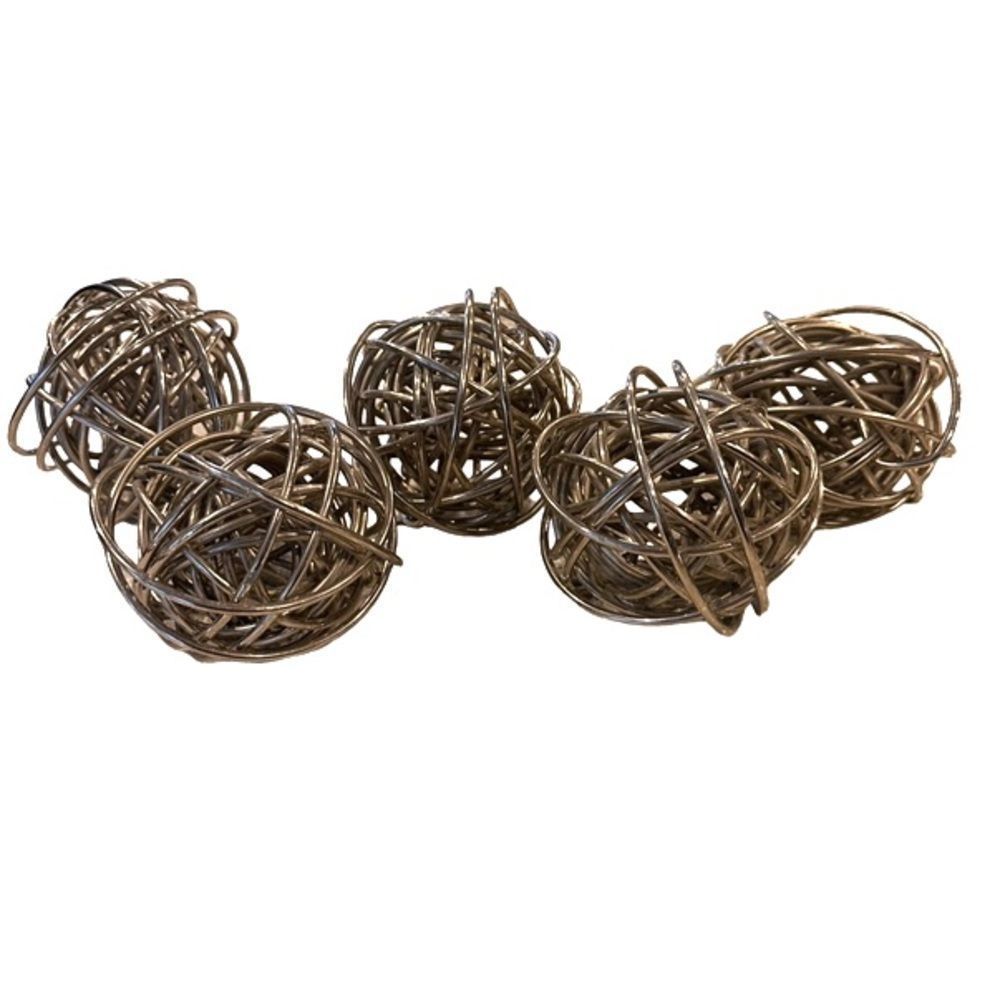Z Gallerie Set of 5 Metal Knot Decor